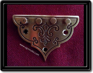 Handmade mandolin tailpiece